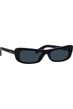 Jacquemus Tilbehør, unisex, Sort, 55 MM, Elegant solbriller til modeentusiaster