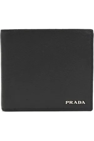 Prada Pre-owned, Herre, Sort, ONE SIZE, Læder, Pre-owned Laeder punge