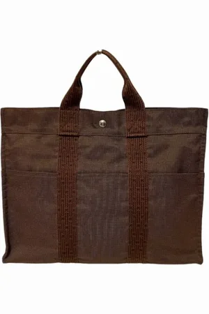 Hermès Pre-owned, unisex, Brun, ONE SIZE, Tyl, Pre-owned Canvas totes