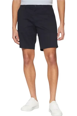 Calvin Klein Shorts, Herre, Blå, W31, Bomuld, Slim Stretch Shorts Mørkeblå