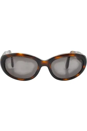 Bvlgari Pre-owned, Dame, Brun, ONE SIZE, Tyl, Pre-owned Plast solbriller