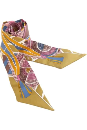 Hermès Pre-owned, Dame, Flerfarvet, ONE SIZE, Tyl, Pre-owned Silke trklaeder