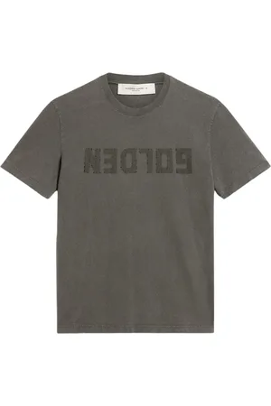 Golden Goose Top, Herre, Grå, L, Bomuld, Grå T-shirt til mænd
