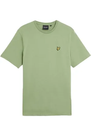 Lyle & Scott Top, Herre, Grøn, XL, SS T-shirts Plain T-shirt