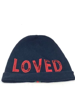 Gucci Pre-owned, Dame, Blå, ONE SIZE, Uld, Pre-owned Uld hatte