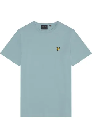 Lyle & Scott Top, Herre, Blå, XL, Bomuld, Pique T-shirt