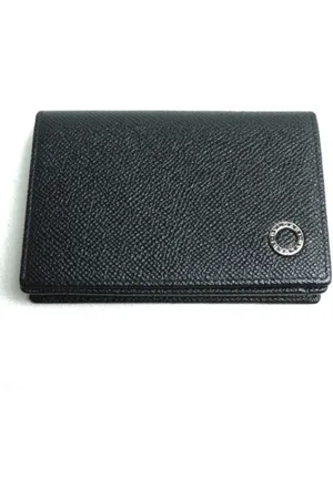 Bvlgari Pre-owned, Herre, Sort, ONE SIZE, Læder, Pre-owned Laeder punge