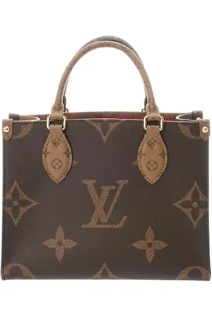 LOUIS VUITTON Pre-owned, unisex, Brun, ONE SIZE, Uld, Pre-owned canvas tasker