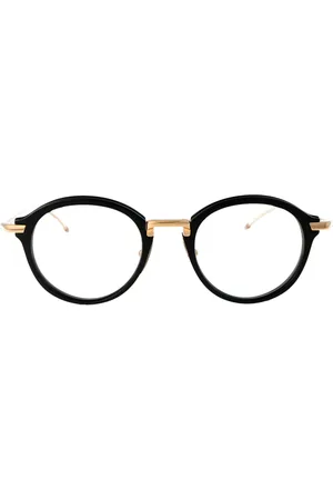 Thom Browne Tilbehør, unisex, Sort, 46 MM, Uld, Stilfulde Optiske Briller
