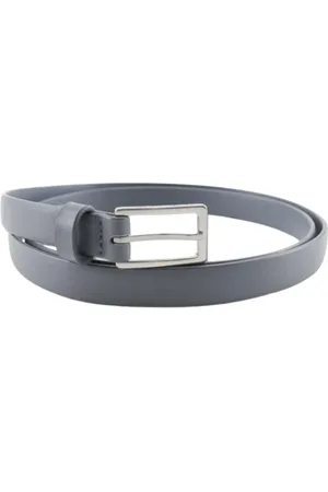 Bottega Veneta Pre-owned, Herre, Grå, ONE SIZE, Læder, Pre-owned Laeder baelter