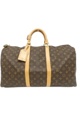 LOUIS VUITTON Pre-owned, unisex, Brun, ONE SIZE, Tyl, Pre-owned canvas tasker
