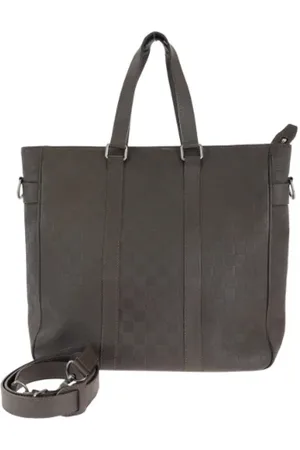 LOUIS VUITTON Pre-owned, Herre, Brun, ONE SIZE, Uld, Pre-owned Laeder totes