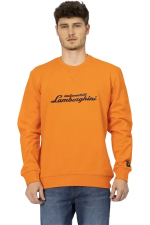 AUTOMOBILI LAMBORGHINI Sweathshirts & Hoodies, Herre, , XL, Crewneck Sweatshirt Front Print Logo Sleeve