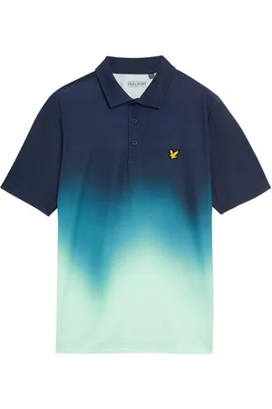 Lyle & Scott Top, Herre, Blå, M, SS Polo Bluser Gradient Polo Shirt