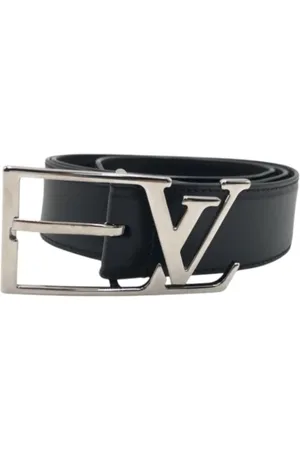 LOUIS VUITTON Pre-owned, Herre, Sort, ONE SIZE, Tyl, Pre-owned Laeder baelter