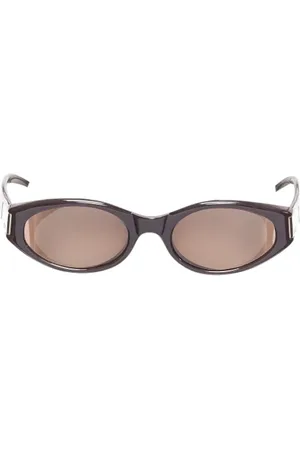 Gucci Pre-owned, Dame, Brun, ONE SIZE, Tyl, Pre-owned Acetat solbriller