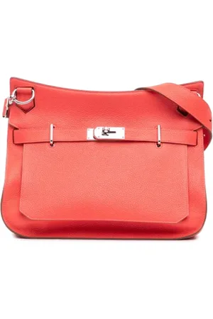 Hermès Pre-owned, Dame, Rød, ONE SIZE, Uld, Pre-owned Laeder crossbody-tasker
