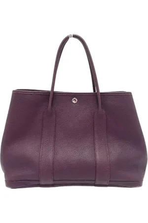Hermès Pre-owned, Dame, Lilla, ONE SIZE, Tyl, Pre-owned Laeder hndtasker