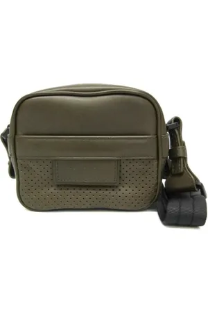 Bottega Veneta Pre-owned, Herre, Grøn, ONE SIZE, Uld, Pre-owned Laeder skuldertasker