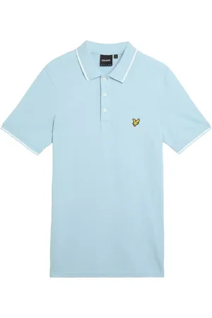 Lyle & Scott Top, Herre, Blå, S, SS Polo Bluser Tipped Polo Shirt