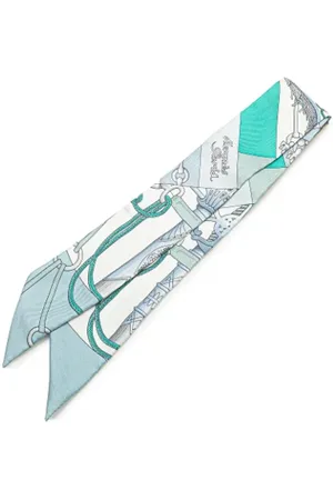 Hermès Pre-owned, Dame, Flerfarvet, ONE SIZE, Tyl, Pre-owned Silke trklaeder