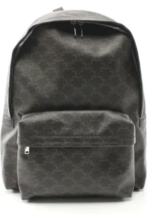 Céline Pre-owned, Dame, Sort, ONE SIZE, Tyl, Pre-owned Canvas celine-tasker