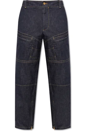 Moncler Jeans, Herre, Blå, L, Bomuld, Designet AF Nigoldeneye
