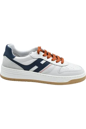 Hogan Sko, Herre, Flerfarvet, 40 EU, Snøret Bianca Orange Sneakers