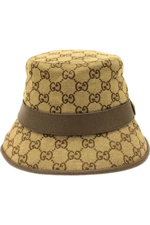 Gucci Pre-owned, Dame, , ONE SIZE, Bomuld, Pre-owned Bomuld hatte