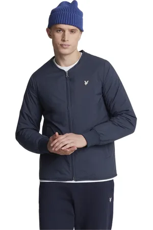 Lyle & Scott Jakke, Herre, Blå, XS, Letvægts fyldt bomberjakke