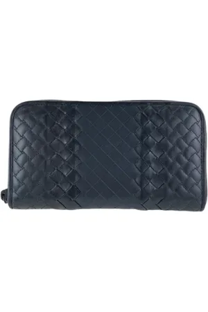 Bottega Veneta Pre-owned, Herre, Sort, ONE SIZE, Læder, Pre-owned Laeder punge