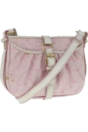 Céline Pre-owned, Dame, Lyserød, ONE SIZE, Uld, Pre-owned Canvas celine-tasker