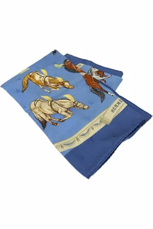 Hermès Pre-owned, Dame, Flerfarvet, ONE SIZE, Tyl, Pre-owned Silke trklaeder