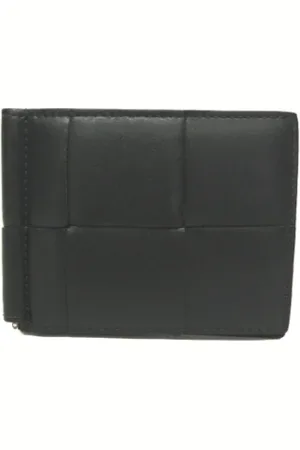 Bottega Veneta Pre-owned, Herre, Grå, ONE SIZE, Læder, Pre-owned Laeder punge