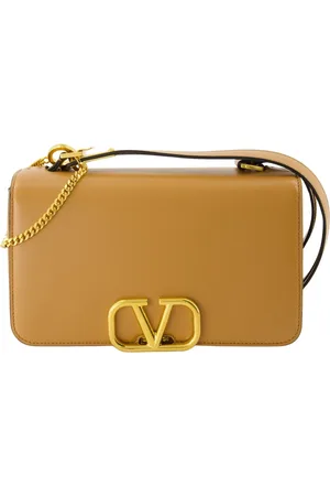 VALENTINO GARAVANI Taske, Dame, Brun, ONE SIZE, Uld, VLogo Signature skuldertaske