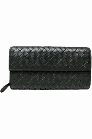 Bottega Veneta Pre-owned, Dame, Sort, ONE SIZE, Tyl, Pre-owned Laeder punge