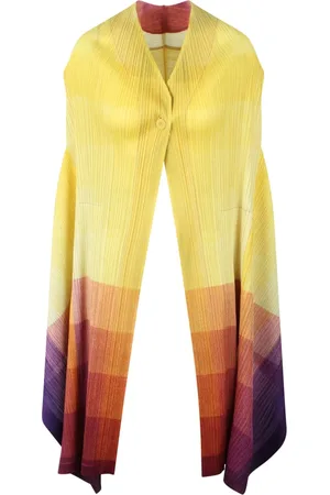 Issey Miyake Jakke, Dame, Flerfarvet, ONE SIZE, Polyester, Multifarvet Print Photon Vest