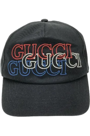 Gucci Pre-owned, Dame, Sort, ONE SIZE, Bomuld, Pre-owned Bomuld hatte