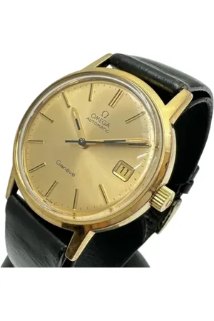 Omega Pre-owned, Herre, Sort, ONE SIZE, Uld, Pre-owned Metal watches