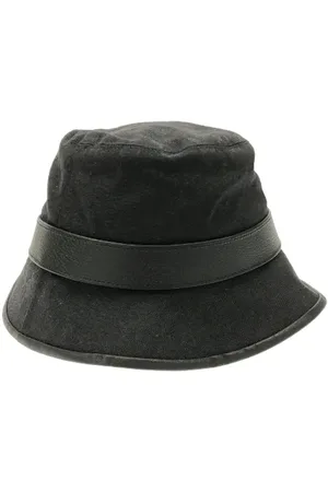 Gucci Pre-owned, Dame, Sort, ONE SIZE, Tyl, Pre-owned Stof hatte