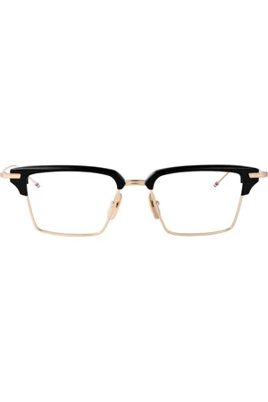 Thom Browne Tilbehør, unisex, Sort, 52 MM, Uld, Stilfulde optiske briller til et sofistikeret look