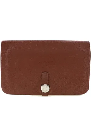Hermès Pre-owned, Dame, Rød, ONE SIZE, Tyl, Pre-owned Laeder punge