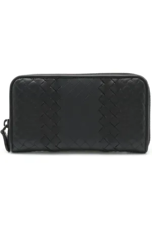 Bottega Veneta Pre-owned, Dame, Sort, ONE SIZE, Tyl, Pre-owned Laeder punge
