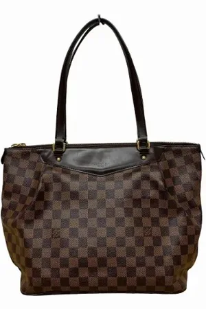 LOUIS VUITTON Pre-owned, Dame, Brun, ONE SIZE, Uld, Pre-owned canvas tasker