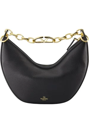 VALENTINO GARAVANI Taske, Dame, Sort, ONE SIZE, Læder, Moon VLogo Lædertaske