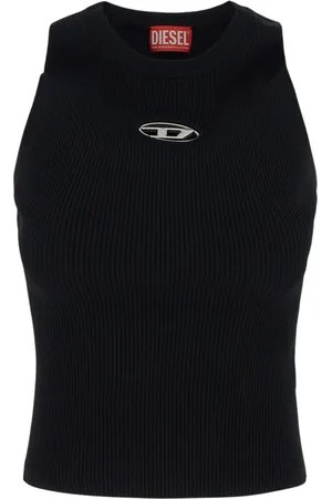 Diesel Top, Dame, Sort, M, Uld, Stilfuldt Kvindetøj Kollektion