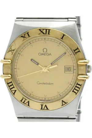 Omega Pre-owned, Herre, Gul, ONE SIZE, Uld, Pre-owned Rustfrit stal watches