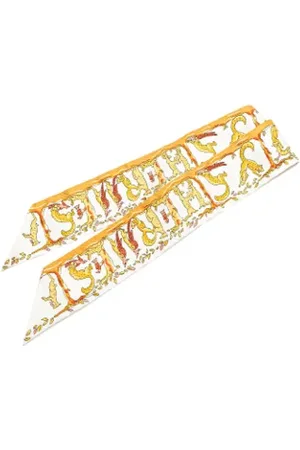 Hermès Pre-owned, Dame, Flerfarvet, ONE SIZE, Tyl, Pre-owned Silke trklaeder