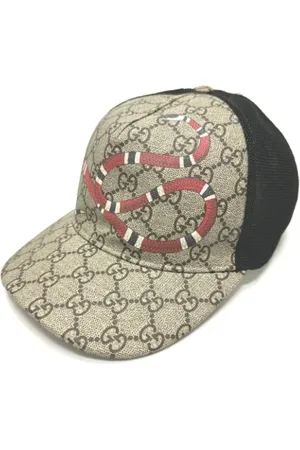 Gucci Pre-owned, Dame, , ONE SIZE, Bomuld, Pre-owned Bomuld hatte