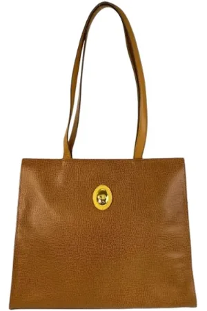 Dior Pre-owned, Dame, Brun, ONE SIZE, Uld, Pre-owned Laeder dior-tasker